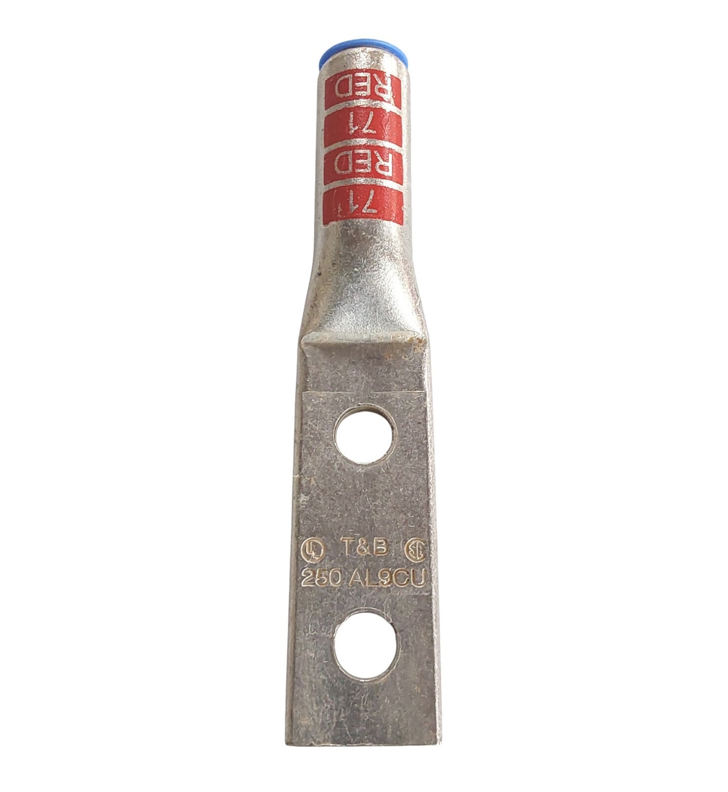 THOMAS & BETTS 60256 ALUMINUM COMPRESION LUG 250MCM WIRE TWO 1/2" HOLES