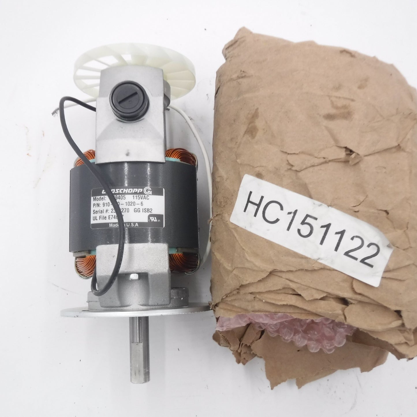 OEM Electro Freeze Blender Motor W/Fan 115V 3/4HP HC151122 For HDM75A-1 Blender