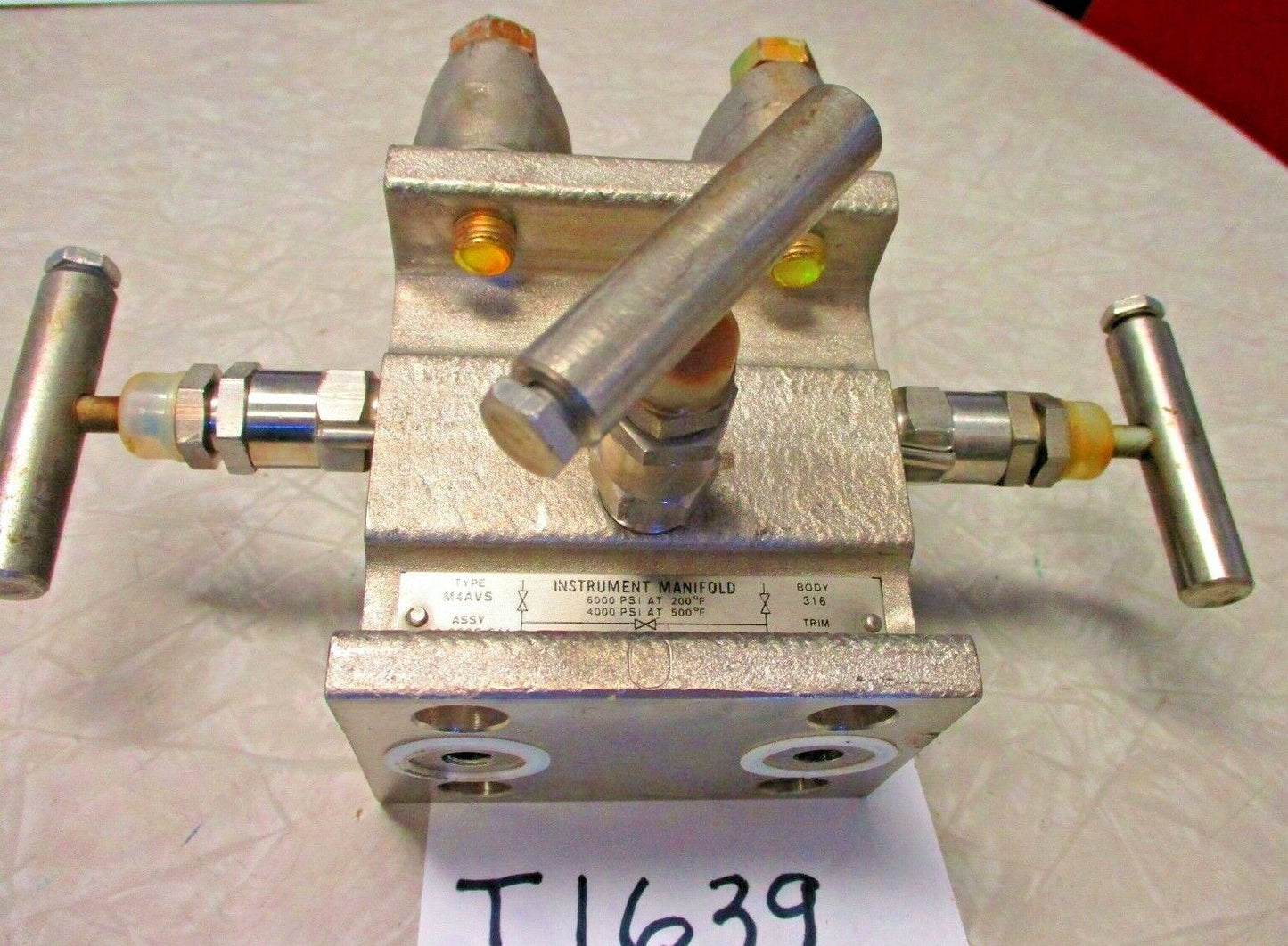 Anderson Greenwood M4AVS 3-Valve Differential Pressure Manifold M4A Series 316SS