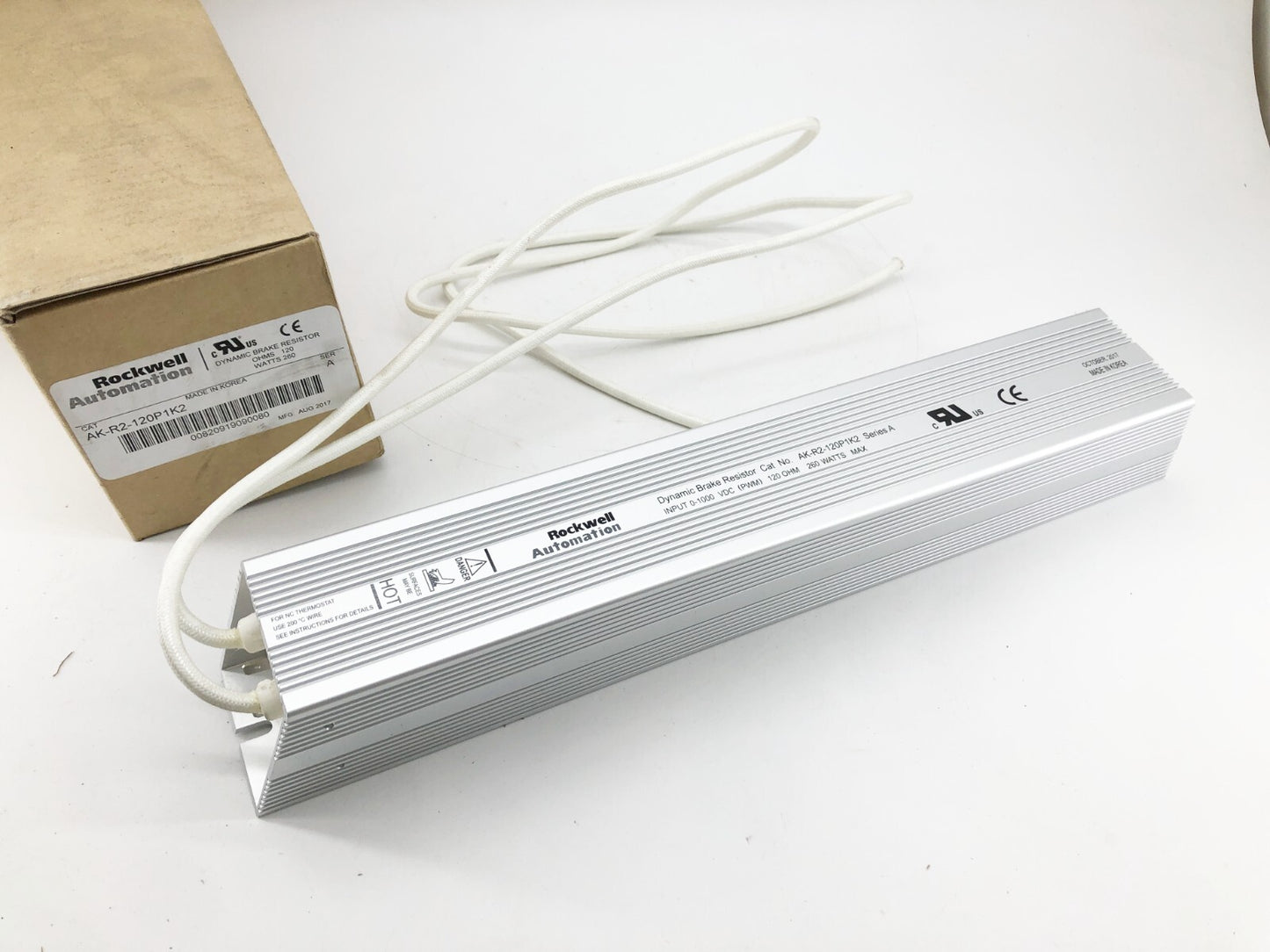 New Rockwell Automation AK-R2-120P1K2 Ser. A Brake Resistor 120 Ohms 260W