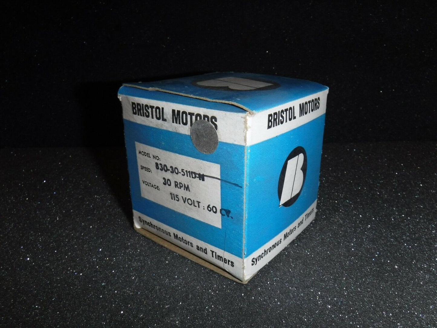 BRISTOL Synchronous Motor 830-30-511D-H 115V 30 RPM