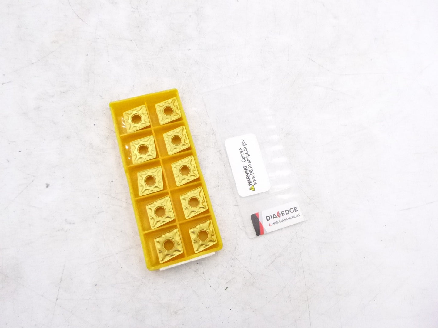 10 Pack Mitsubishi Turning Insert CVD Finish Neutral 80° Rhombic CNMG432MA