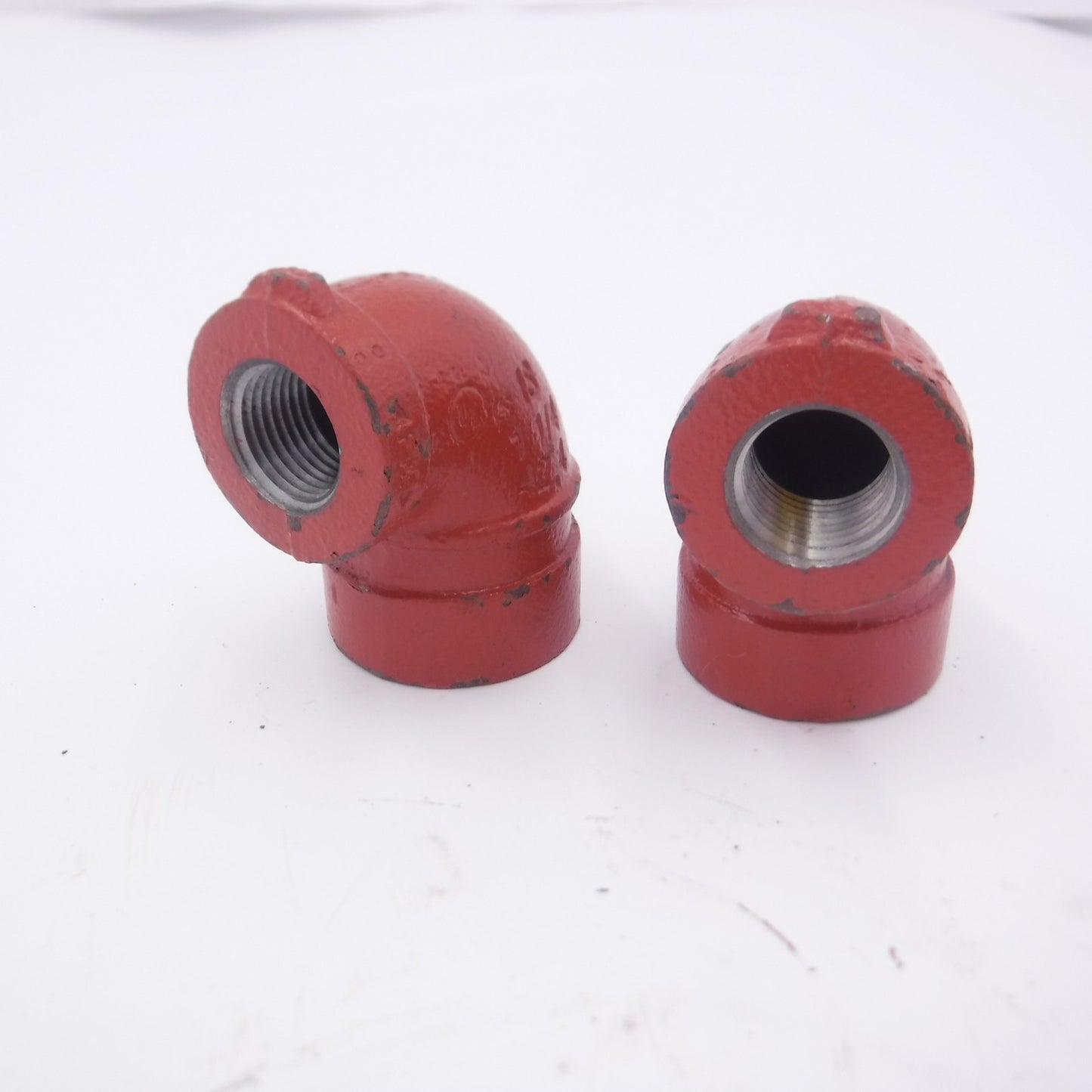 2 Pack Victaulic 1-1/4" Groove x 1/2" Female NPT End of Run Elbow No. 67