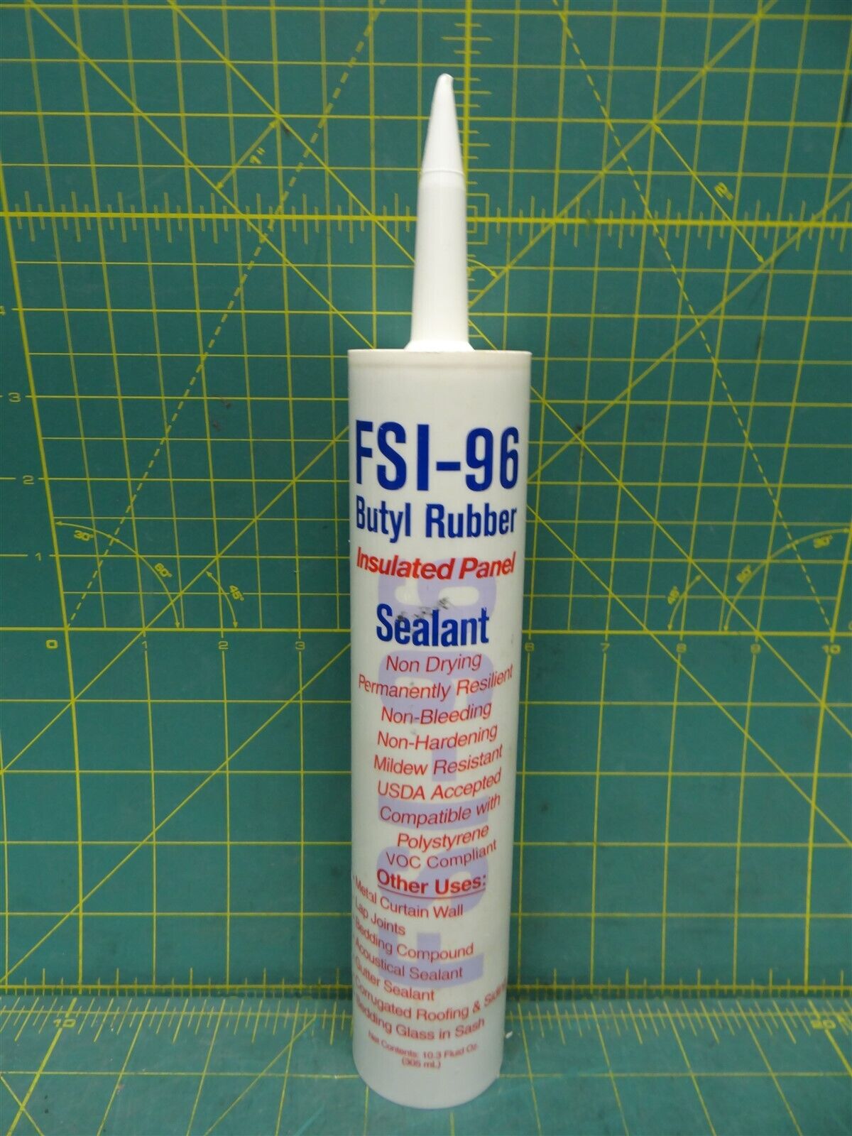 10.3 Fl Oz FSI-96 Non Drying Butyl Rubber Insulated Panel Sealant