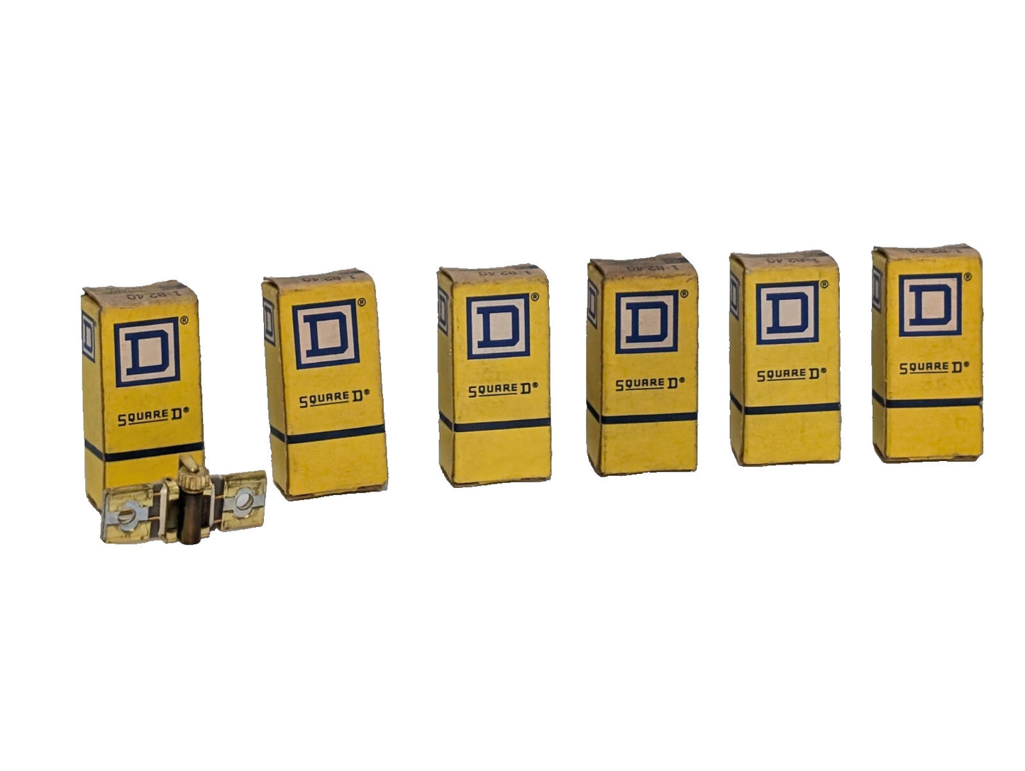 Lot of 6: Square D B2.40 Overload Relay Thermal Units Heater Elements B2-40