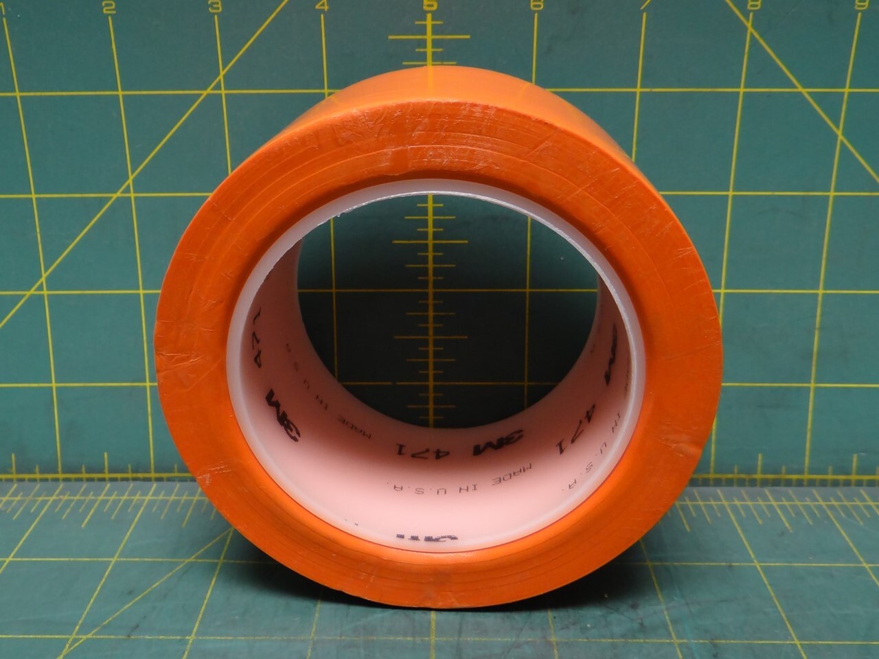 3M 471 Vinyl Tape 2 in x 36 yd, 5.2 mil Orange 471-ORANGE-2"X36YD-BULK