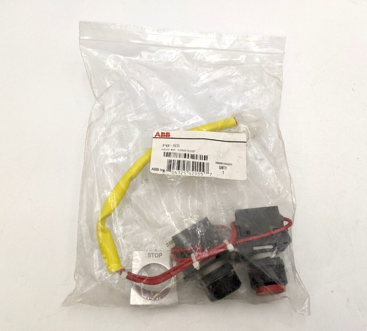 ABB PB-SS Pilot Device Kit Red Green Start Stop Push Button Control PBSS NOS