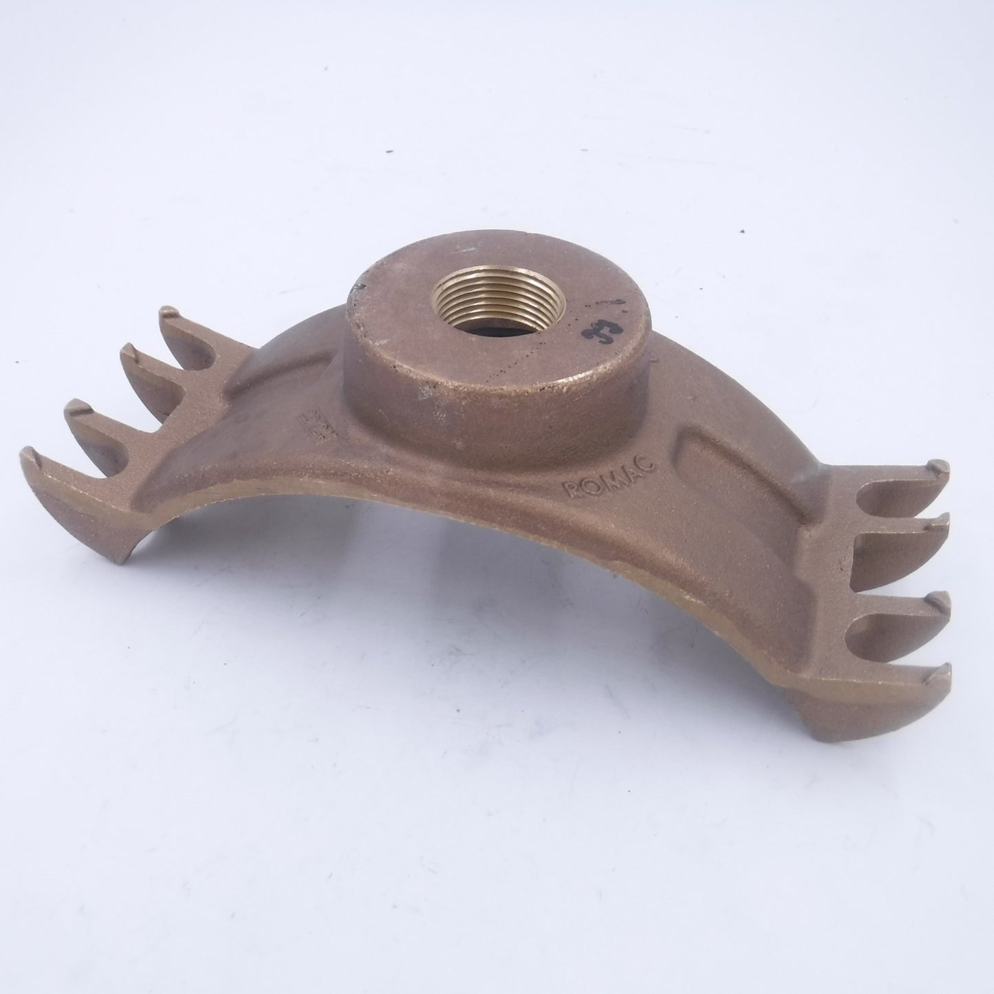 Romac 202B 8" x 1"CC Bronze Double Strap Saddle 9.05-9.62 SADDLE ONLY