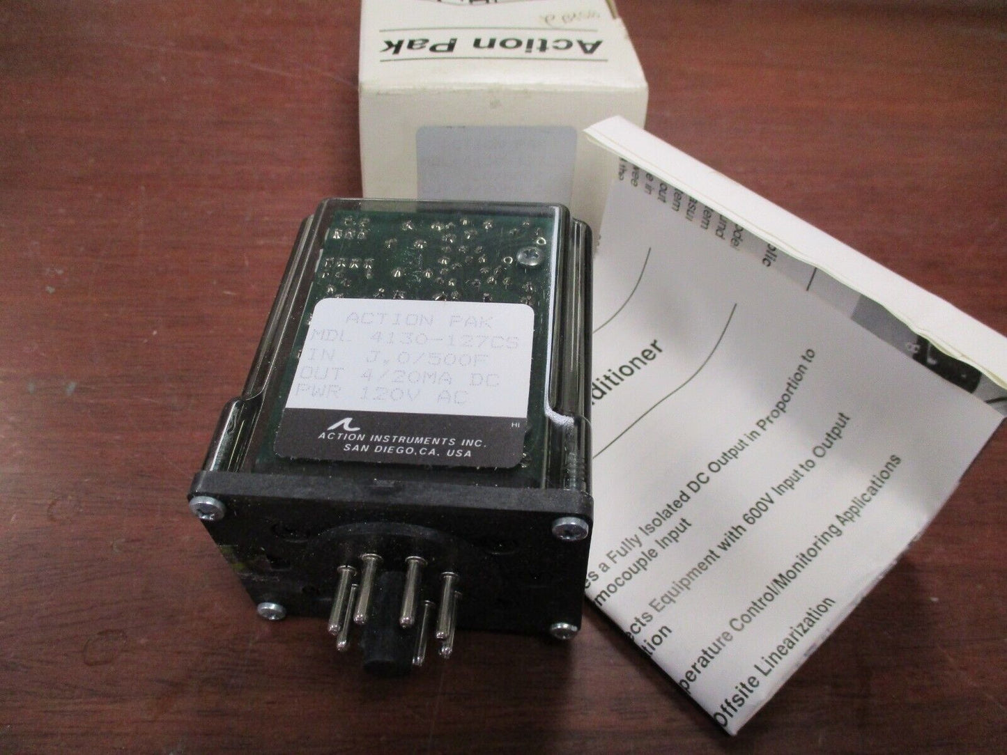 Action Pak 4130-127CS Frequency Input Signal Conditioner