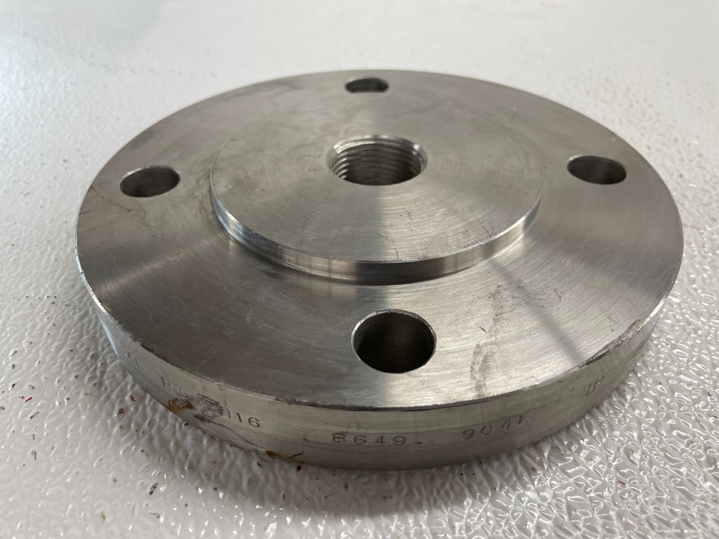 3" x 1" Threaded Reducing Flange Class 150 Raised Face 904L Stainless Steel