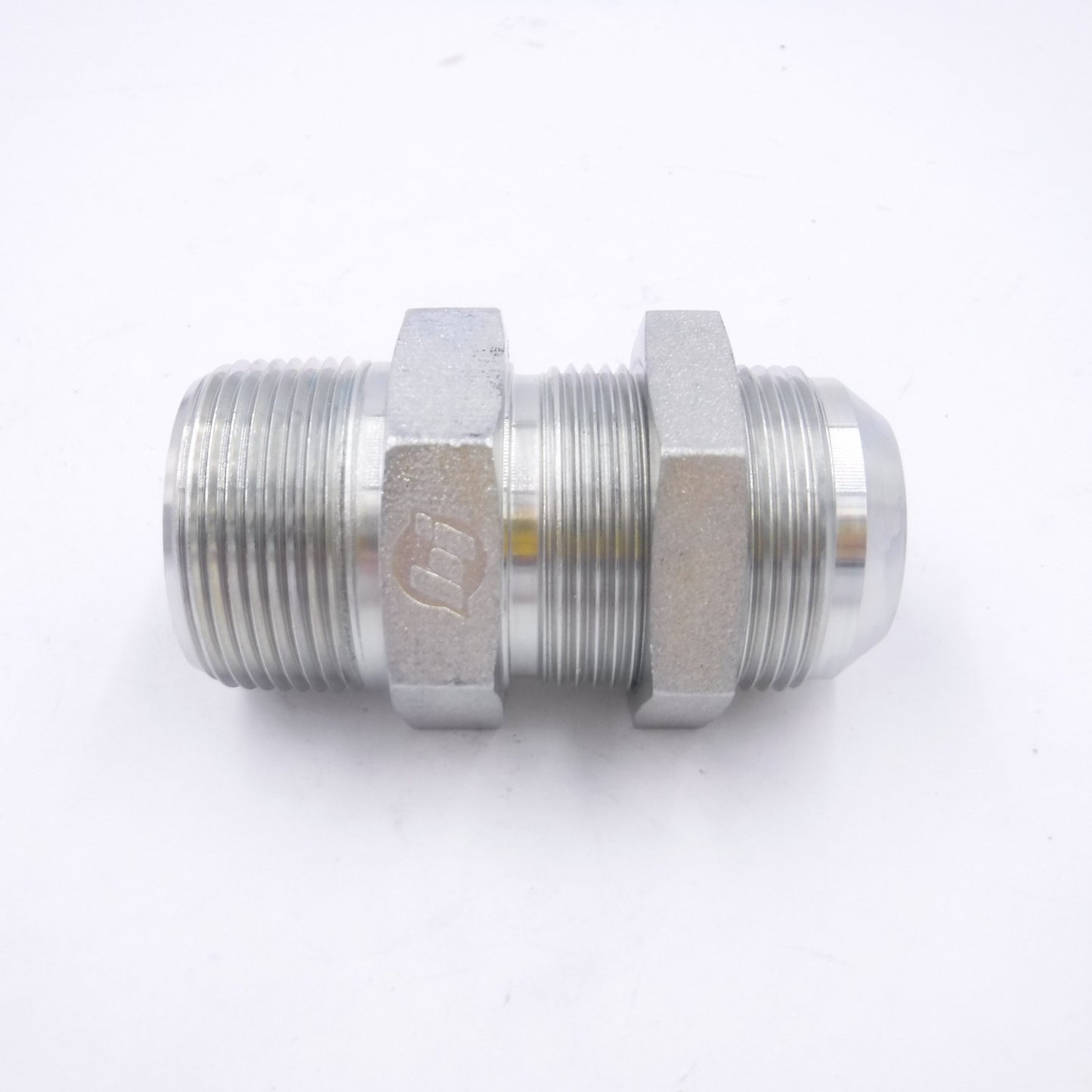 Brennan 2706-16-16 Steel Bulkhead Adapter 1" Male SAE 37° JIC Flare x 1" MNPTF