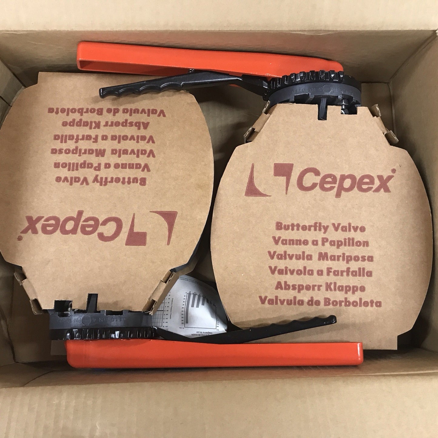 Lot Of 2 CEPEX Hayward 4"Inch Sch 80 EPDM Butterfly Valve PVC-U (NEW)