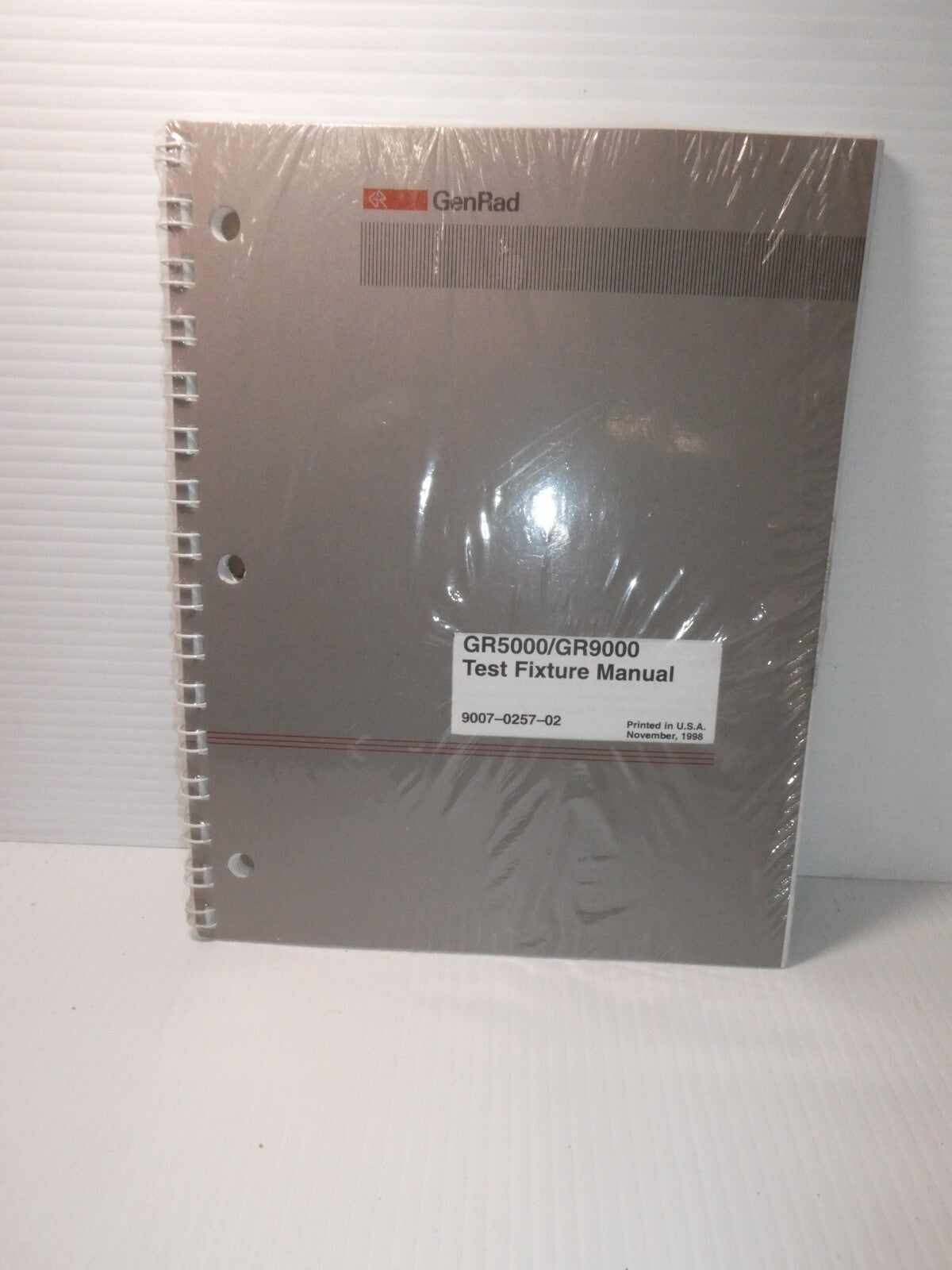 Genrad GR5000/GR9000 Test Fixture Manual 9007-0257-02 (11/98)