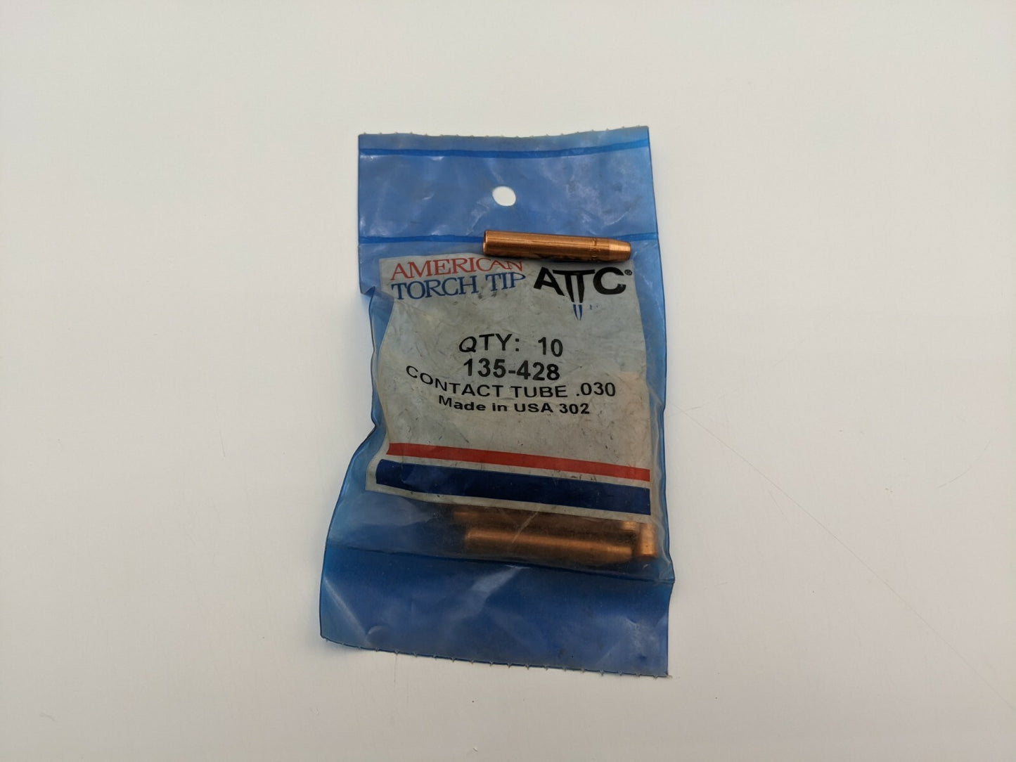 10 Pcs American Torch Tip ATTC 135-428 Contact Tip .030 MIG Gun Consumable Part