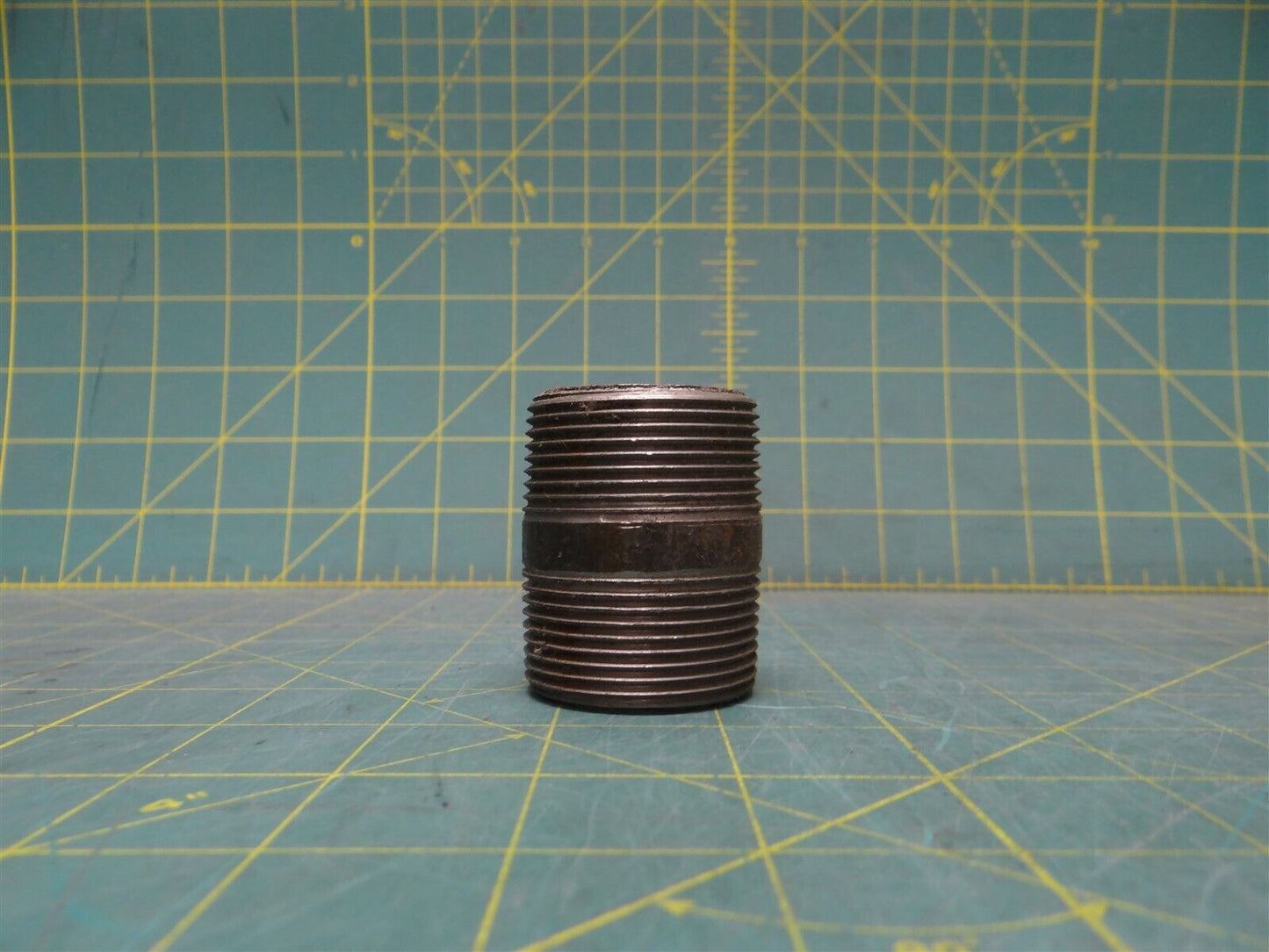 1 1/2" x 2" Pipe Fitting Nipple MNPT Steel Tapered Threaded Schedule 40 Welded