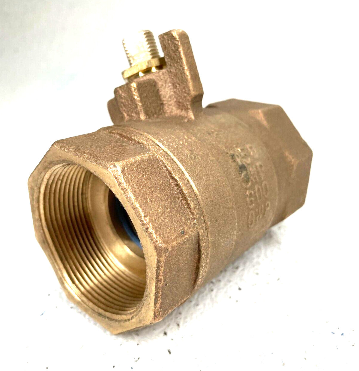 Bronze Ball Valve 2" NPT Thread Ends 150 psi SWP / 600 psi WOG *NO LEVER*