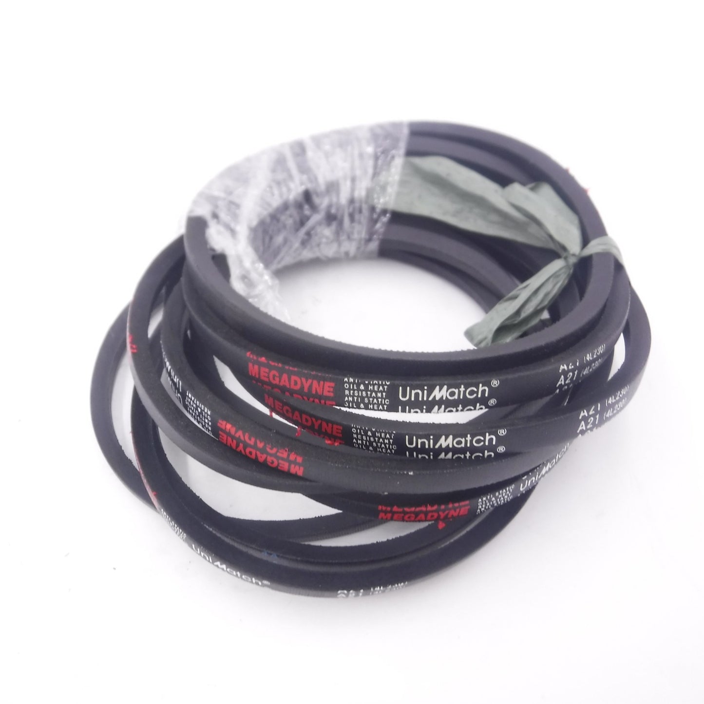 10 Pack 1/2" x 23" Megadyne Rubber Industrial V-Belt A21 or 4L230