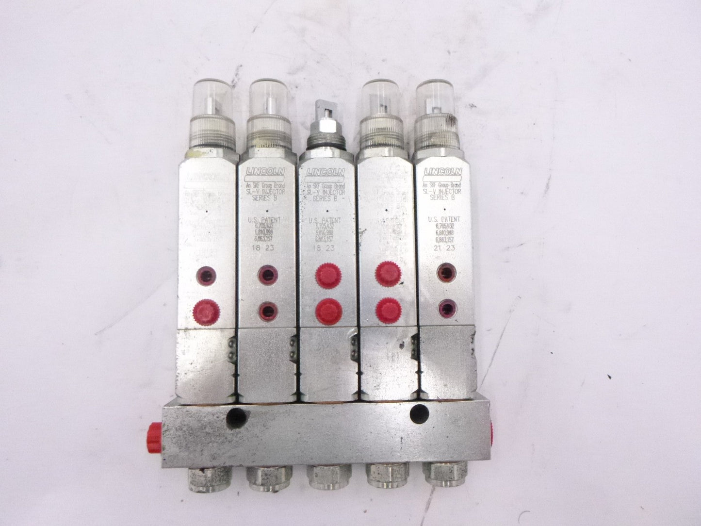 Lincoln 85770-5 Centro-Matic 5 Grease Injector Manifold SL-V Series SEE DESC