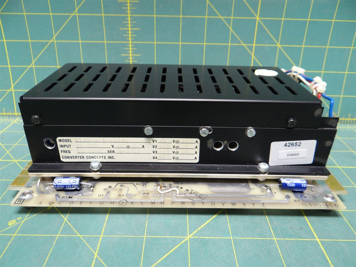 Converter Concepts Inc. VT75-371-10/XC DC Power Supply 90-250 VAC to +5V 10A