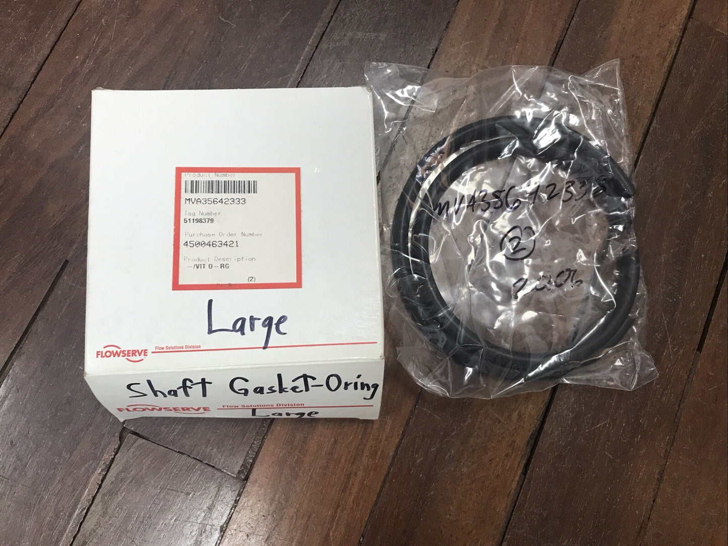 Flowserve MVA35642333 Ring MVA 35642333 (Pack of 2) Shaft Gasket O Ring Large
