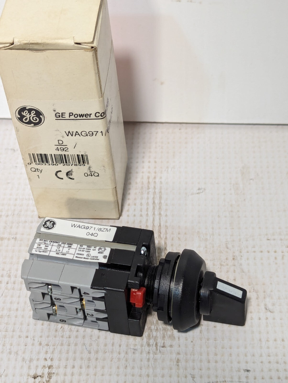 GE WAG971/6ZM/NS Manual Motor Controller
