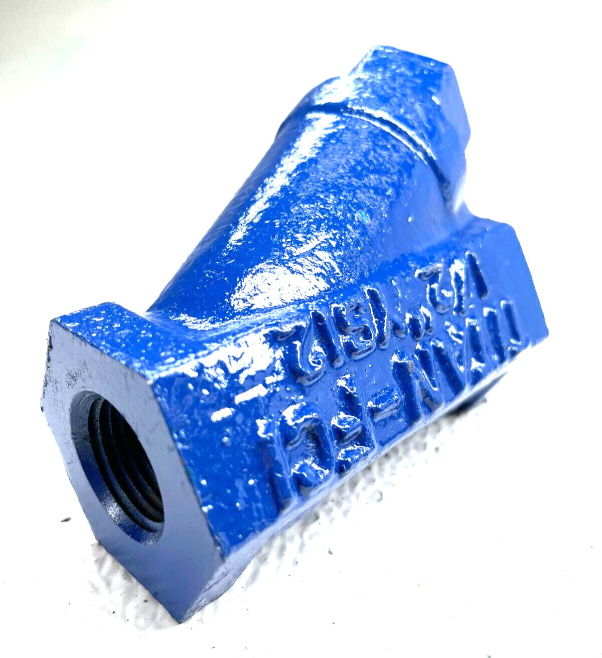TITAN YS-12-CI Cast Iron Y Strainer 1/2" NPT 250-SWP 400-WOG / 20-Mesh SS Screen
