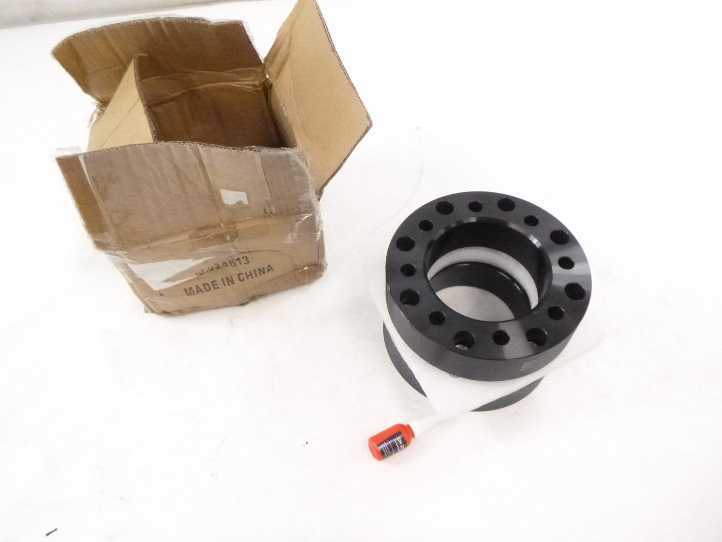 2 Pack 8X6.5-8X180 Black Wheel Adapter Spacers 2" M14X1.5-126.15