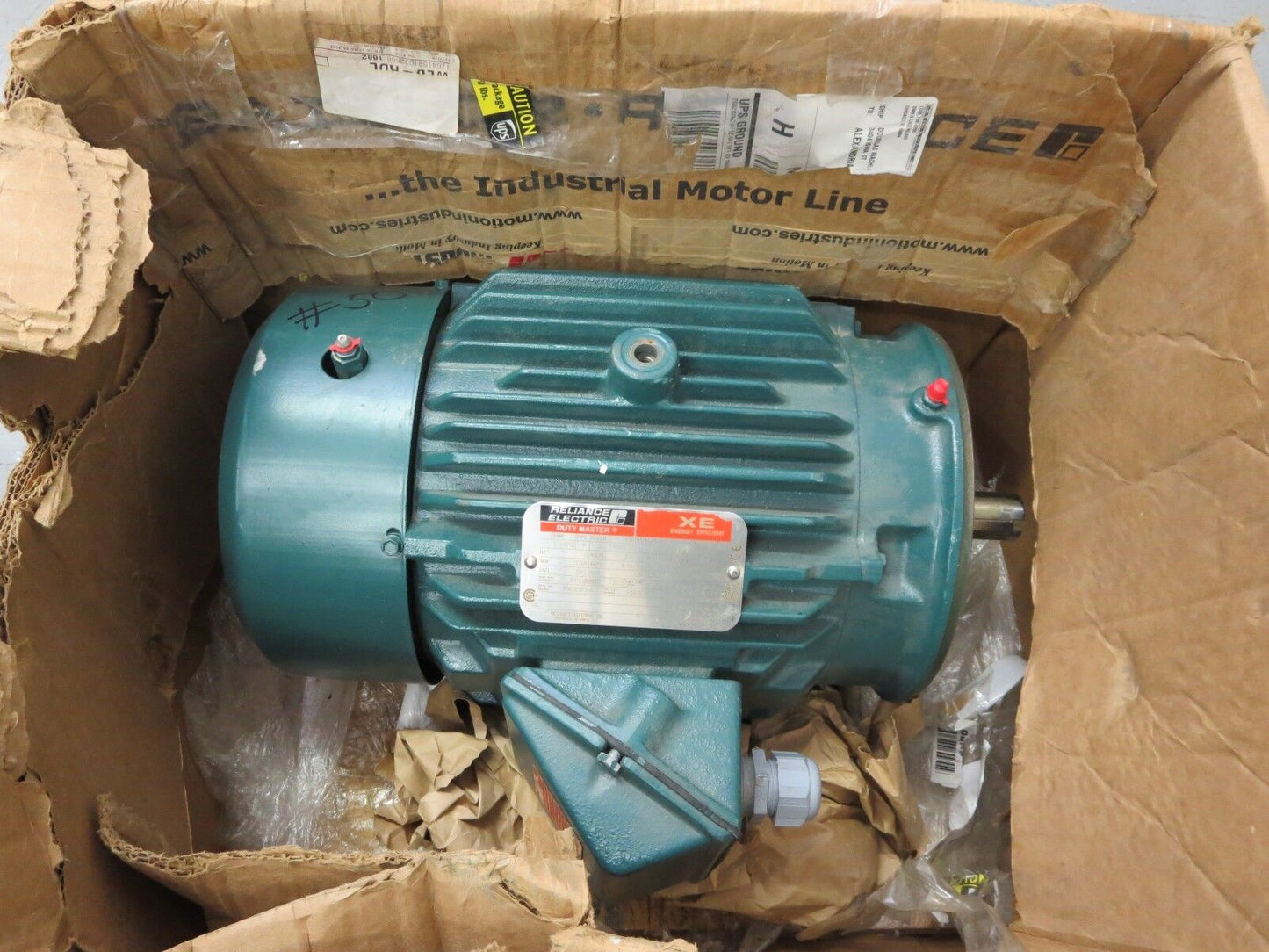 Reliance Electric P18G1132D Duty Master XE Motor (3HP, 230/460V, 3-PH, 1760RPM)
