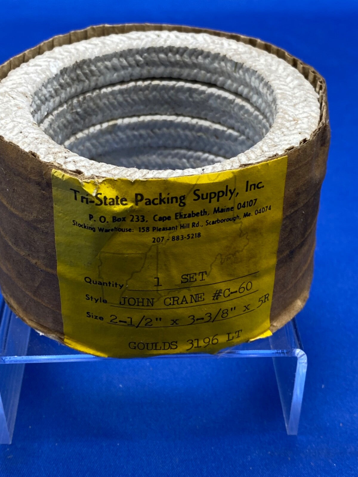 Tri-State Packing Supply Inc. C-60 John Crane, 2-1/2” x 3-3/8” x 5R, Goulds 3196