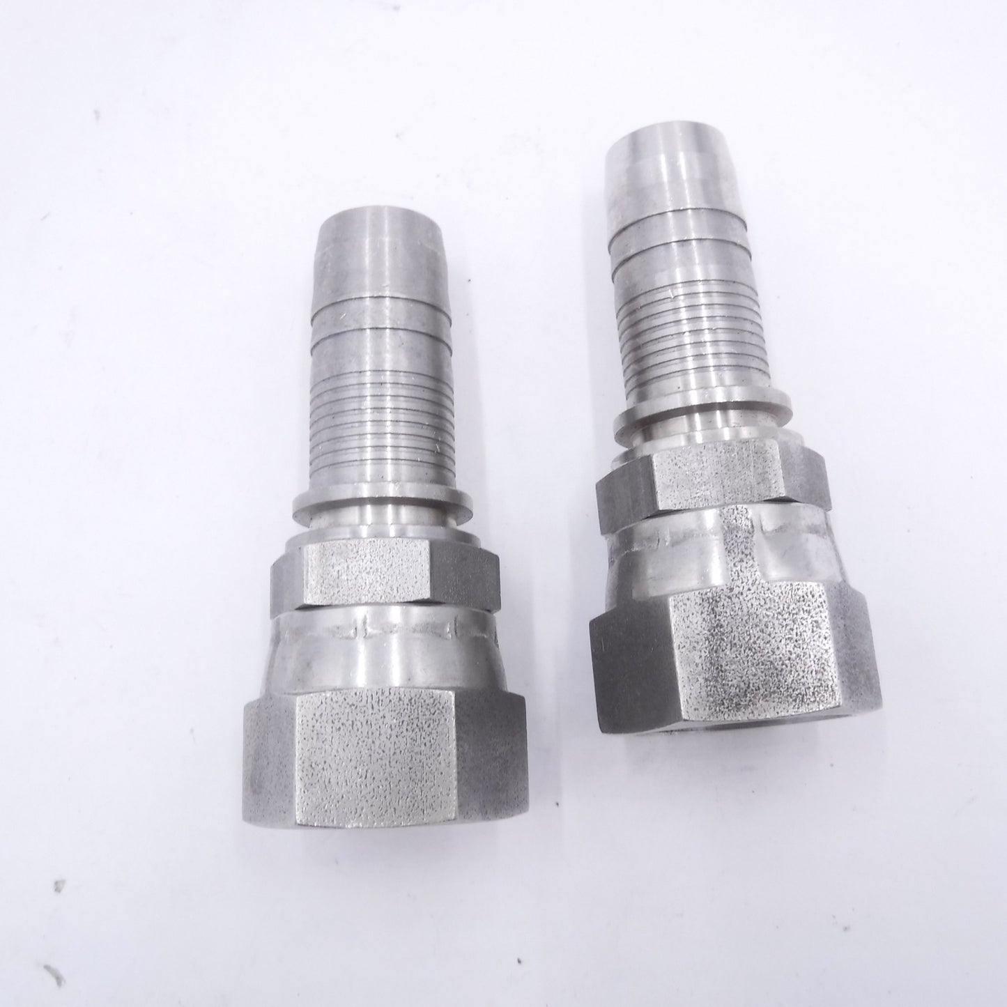 2 Pack 1" JIC Swivel x HYDRAULIC HOSETAIL Fitting In Stainless Steel