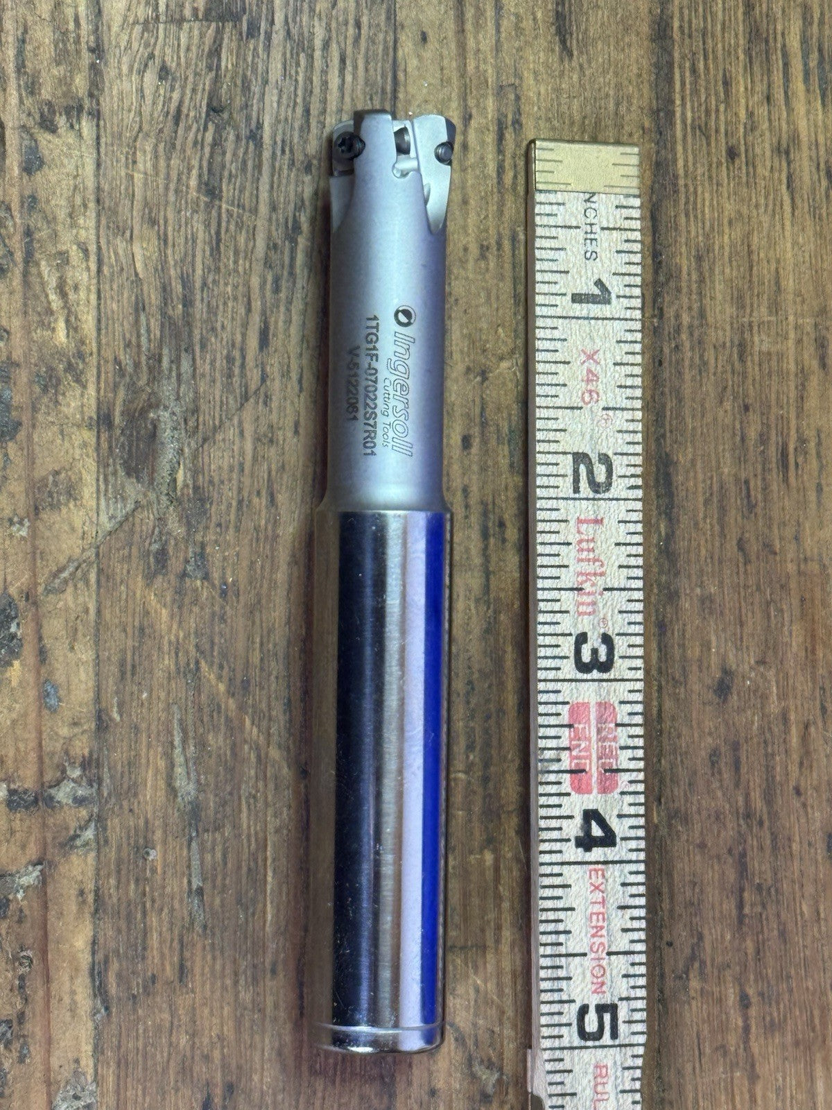Ingersoll 1TG1F-07022S7R01 Hi Feed End Mill 3 Inserts 3029338 3/4 Shaft