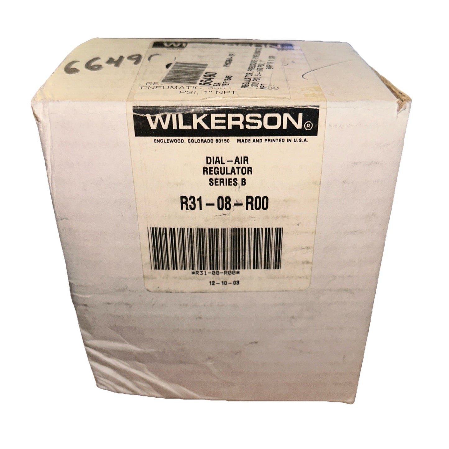 Wilkerson pressure regulating valve R31-08-R00B. New! Free Shipping! AF