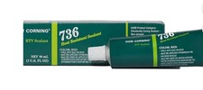 Dow Corning 2423472 736 Red Heat Resistant Sealant. 3oz. NEW! FREE SHIPPING! Z5