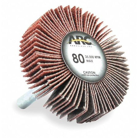 Arc Abrasives 11338 Flap Wheel,Ao,2-1/2X1x1/4 In Shank,60G