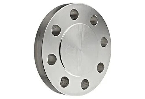 Blind Flange 3" Class 600 Raised Face F316/L Stainless Steel B16.5, 8-Holes