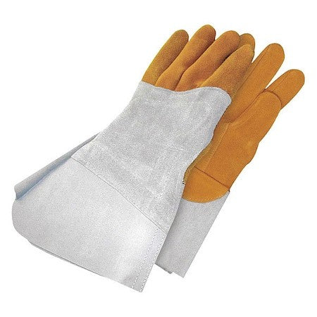 Bdg 64-1-1525-9 Gander Brand Welding Gloves, Gauntlet Cuff, Straight Thumb,