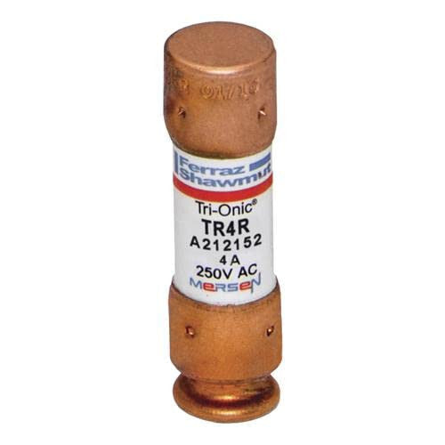 Ferraz Shamwut/Mersen TR-4R, 4 Amp (4A) 250V Fusetron Dual Element Time-D