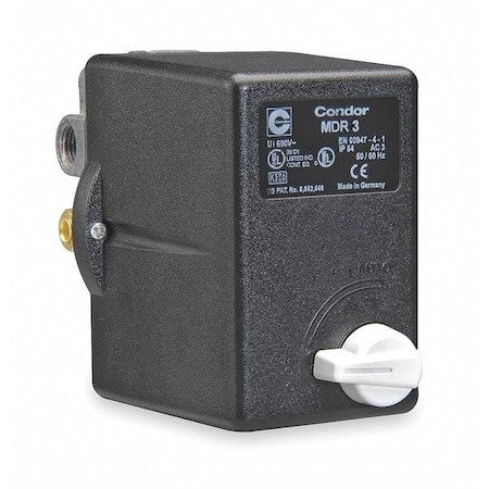 Condor Usa 31Kg3egx Pressure Switch, 4-Port (1) 3/8" And (3) 1/4" Fnpt, 3Pst,