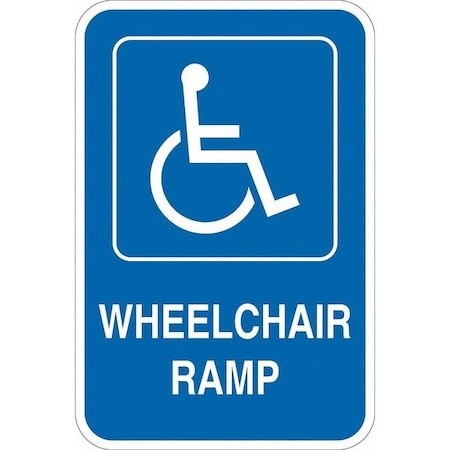 Lyle T1-1131-Dg_12X18 Ada Handicapped Parking Sign,18" X 12, T1-1131-Dg_12X18