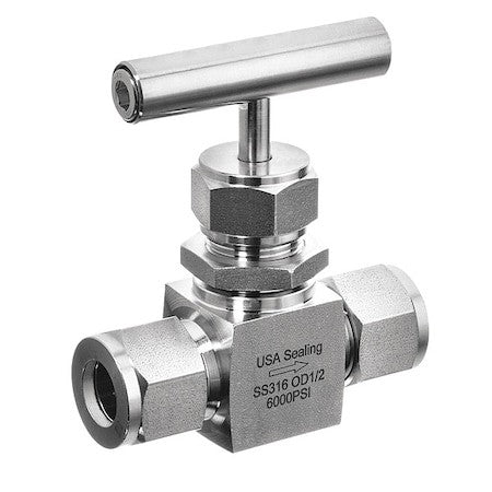 Usa Industrials Zusa-Vlv-98 Needle Valve,Straight Fitting Style