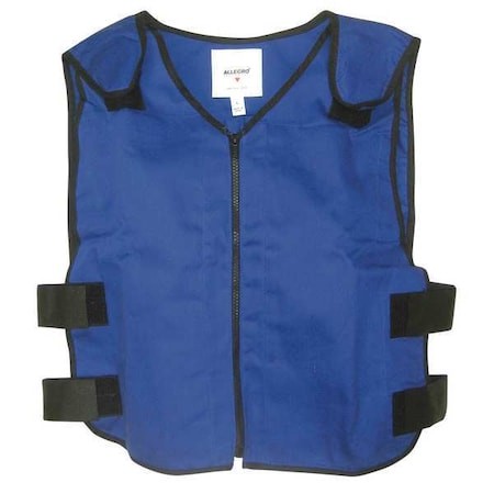 Allegro Industries 8413-03 Large 22 In. L Cooling Vest, Blue