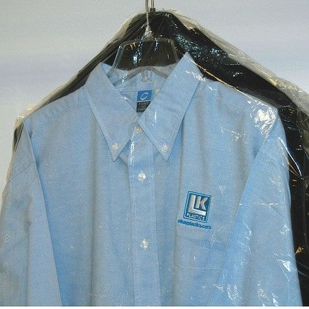 Zoro Select 5Dtv5 Garment Bags, 54" X 20", 0.75 Mil, Clear, None, 300 Pk