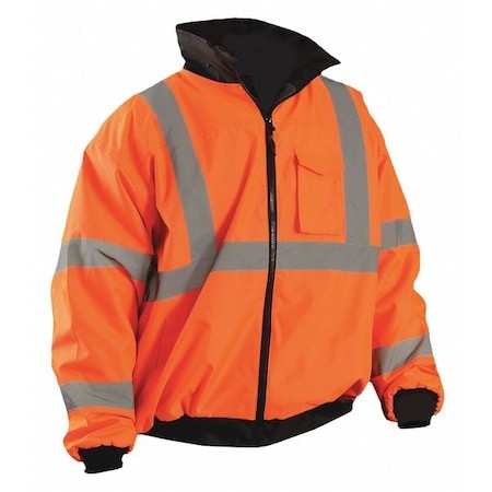 Occunomix Lux-Etjbj-Oxl Jacket, Polyester, Class 3 R, Orange, Xl