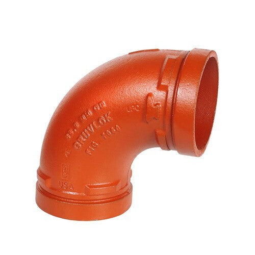 Gruvlok 1-1/4" Style 7050 Elbow 90-Degree Grooved End Pipe Fitting
