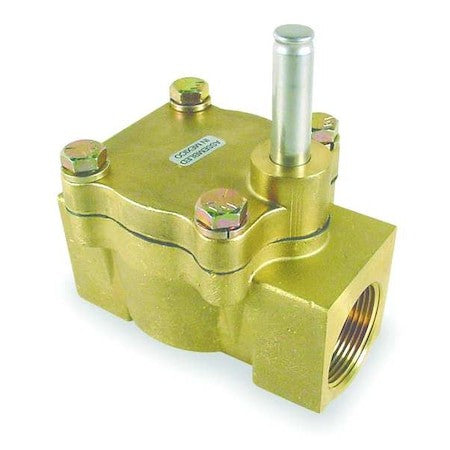 Dayton 008606 Brass Solenoid Valve Less Coil, Normally Closed, 3/8 In Pipe Size