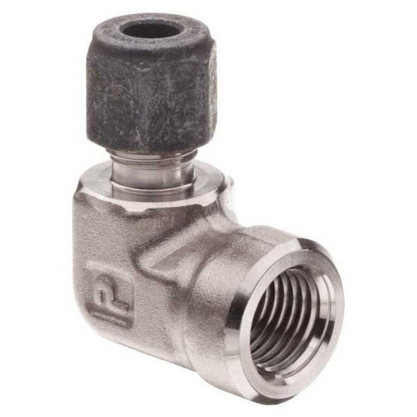 Parker CPI Female Elbow 6-6 DBZ-SS 3/8" Comp. X 3/8" Female NPT Tube Fitting