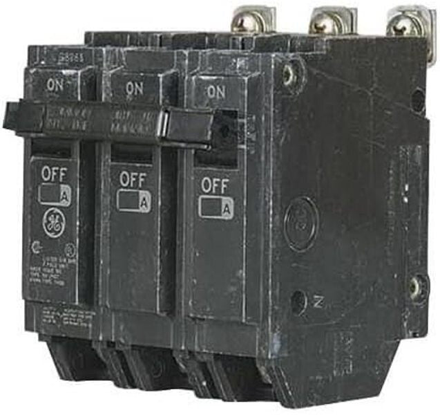 GENERAL ELECTRIC THQB32025 BREAKER 25AMP 3POLE 240VOLT BOLT IN