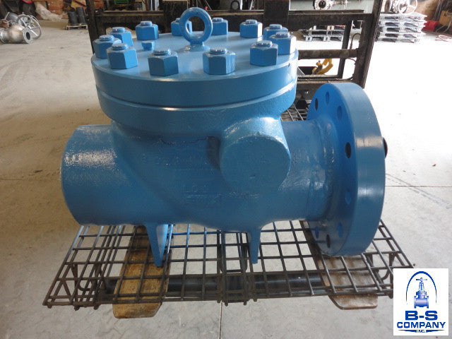 CROWN JUDD Swing Check Valve 8" 600 RF Flanged x Bevel End LF2 x Stainless