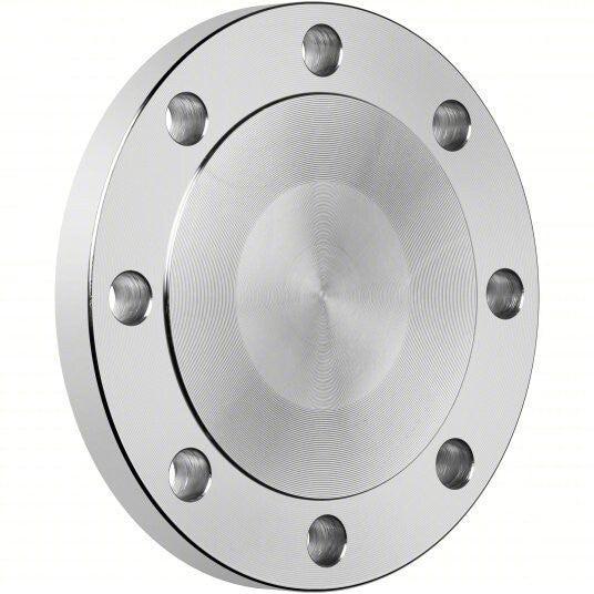 Blind Flange 6" 150 Raised Face SB462 Alloy 20 Stainless Steel B16.5 8-Holes