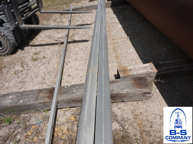 ANGLE 304 Stainless Steel Structural 4" angle x 3/8" thick x 20'-0" long 9.8#